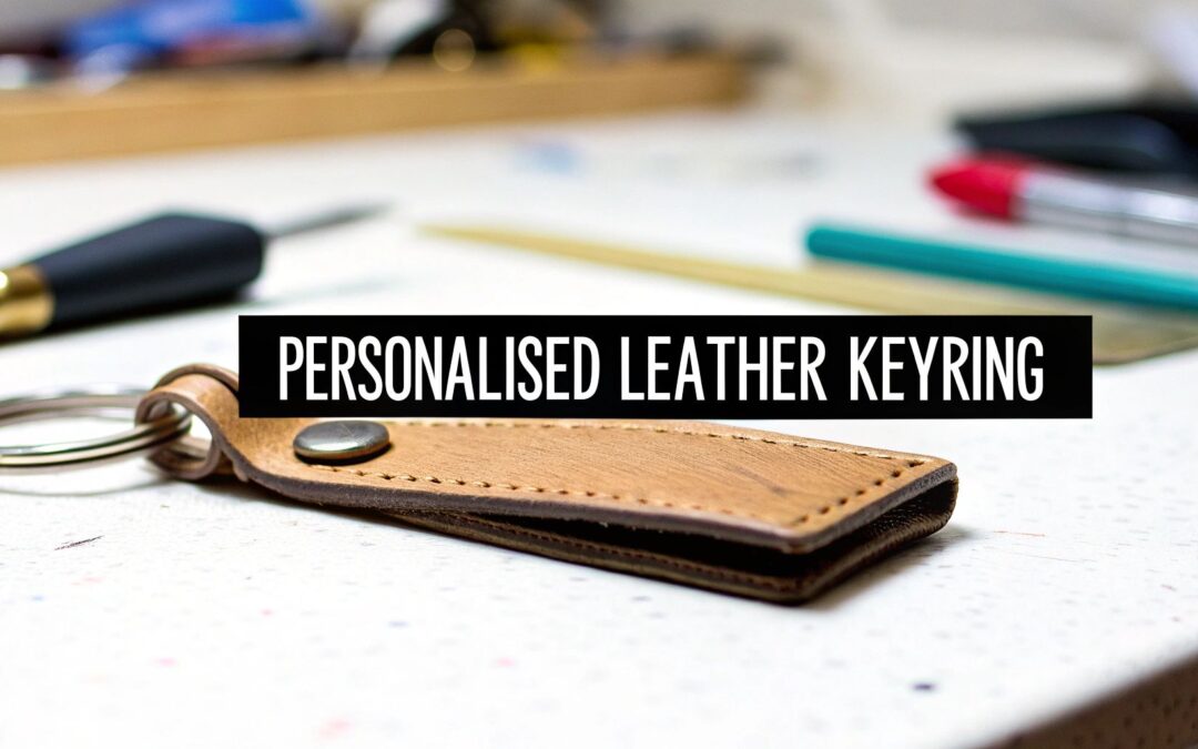Personalised Leather Keyring Australia | Customised & Durable