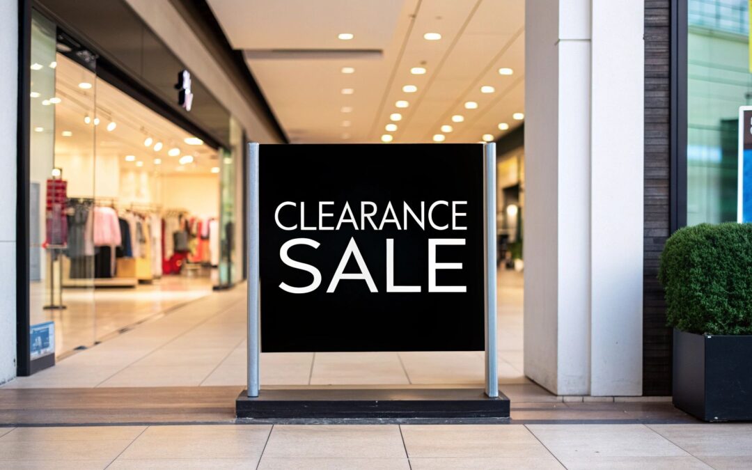 Clearance Sale Sign Ideas That Drive Foot Traffic