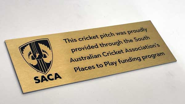 Custom Plaque SACA | evright