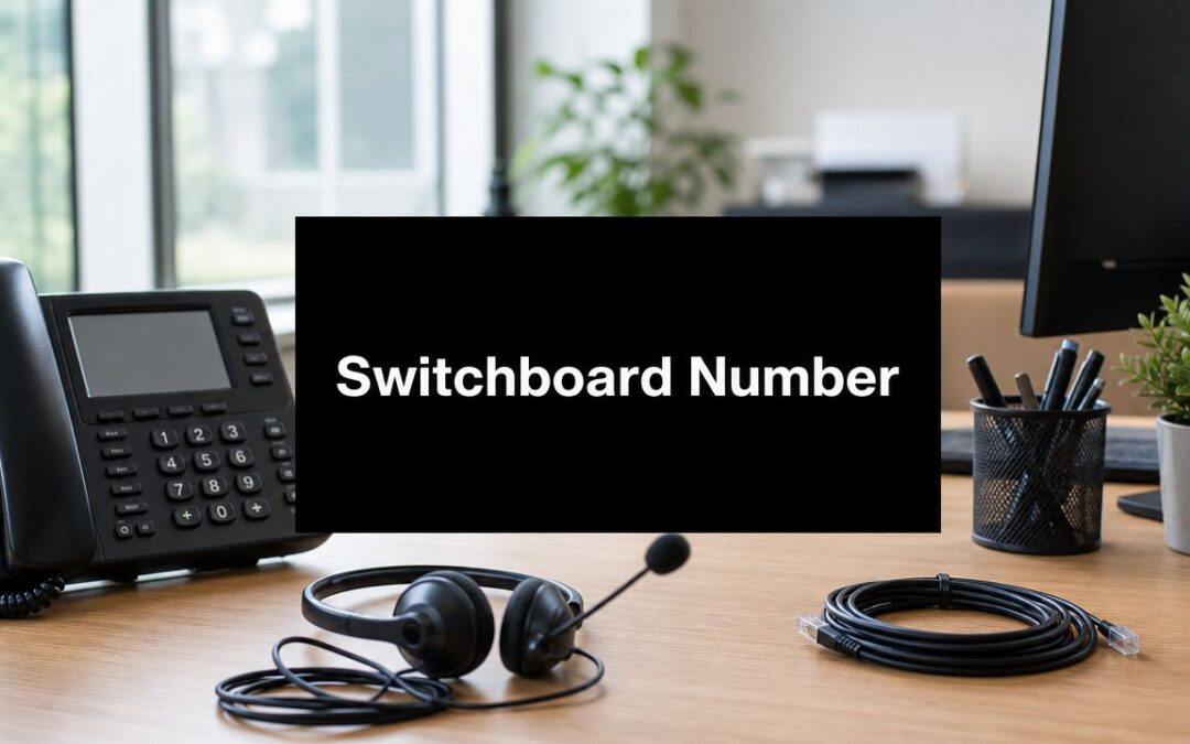 What Is a Switchboard Phone Number? Your 2026 Guide